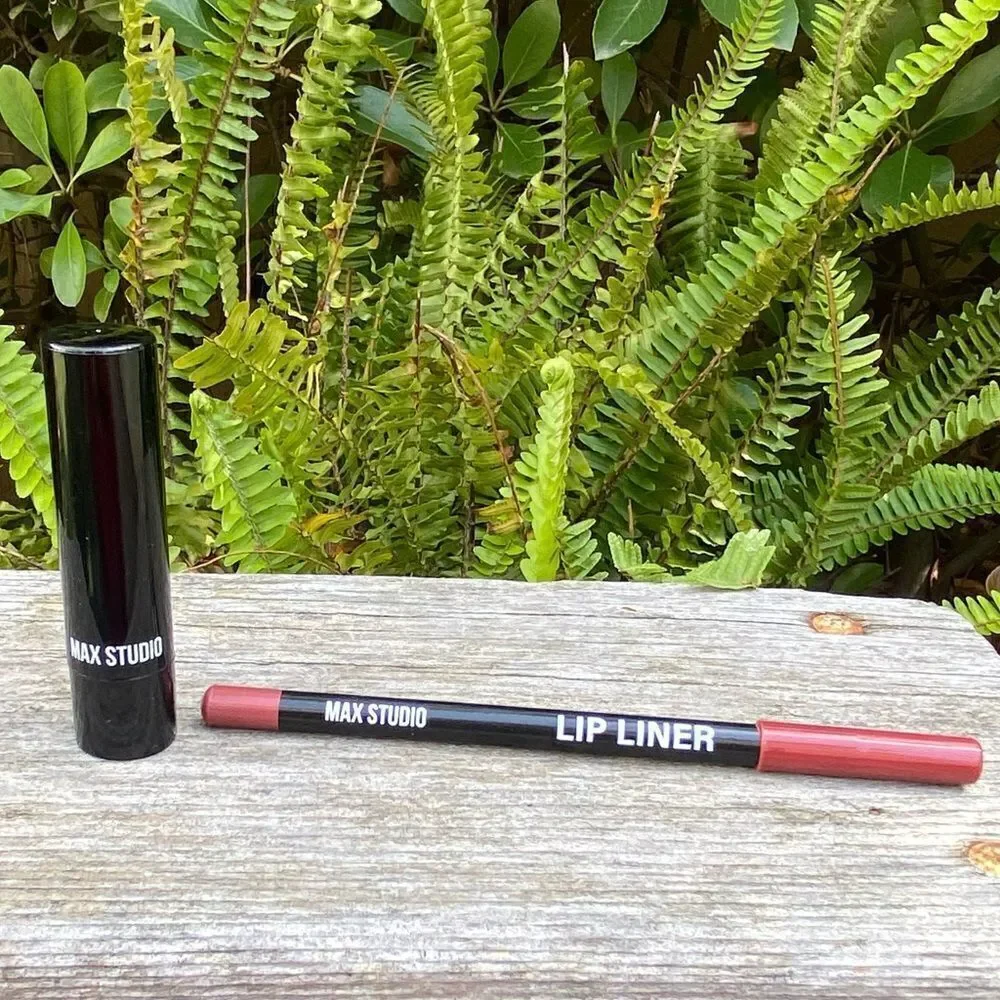 New Max Studio Lipstick & Lip Liner Precision Define. Full Size